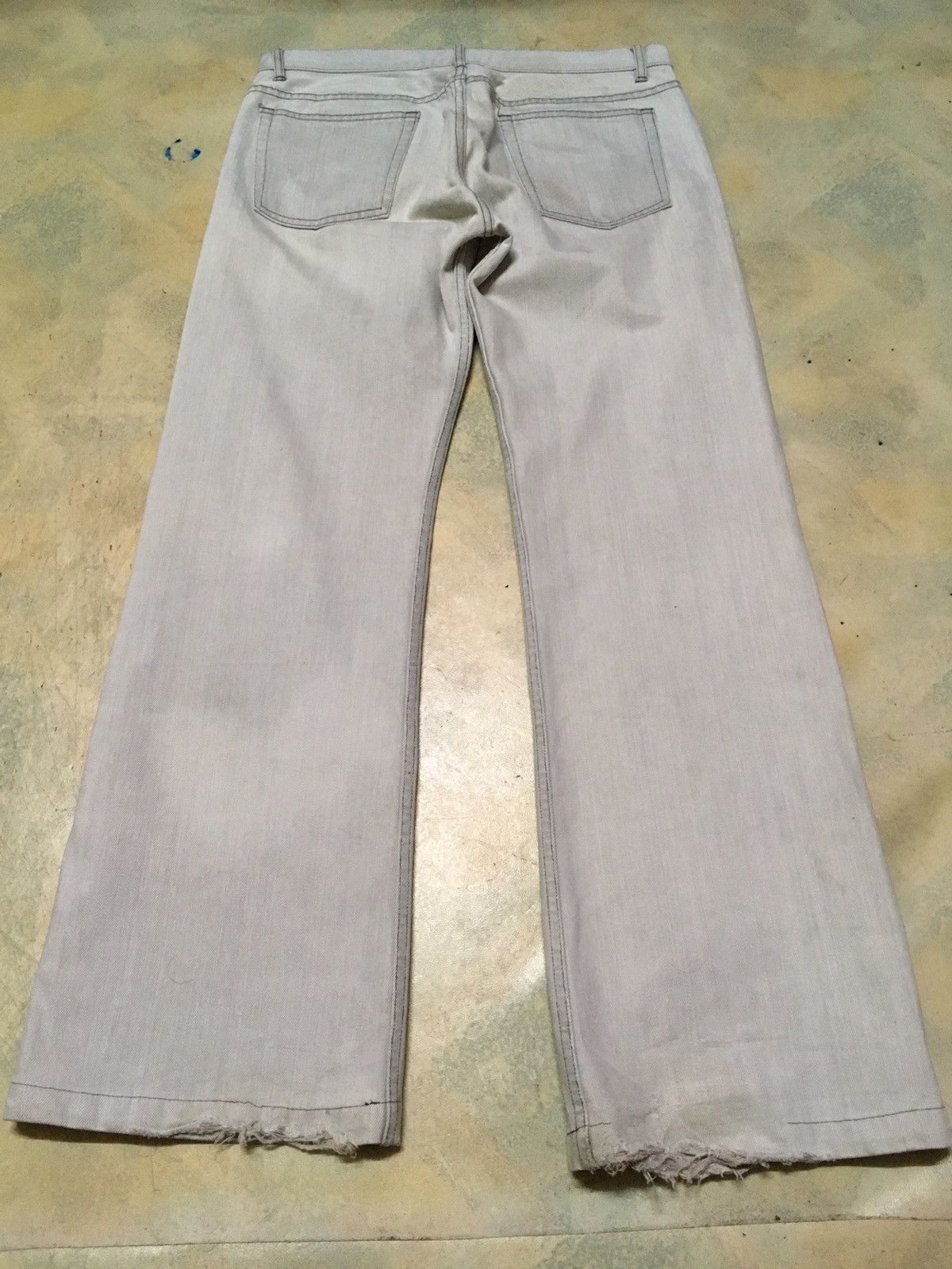 A.P.C. A. P. C. Distressed Style White Denim Pants Size US 32 / EU 48 - 6 Thumbnail
