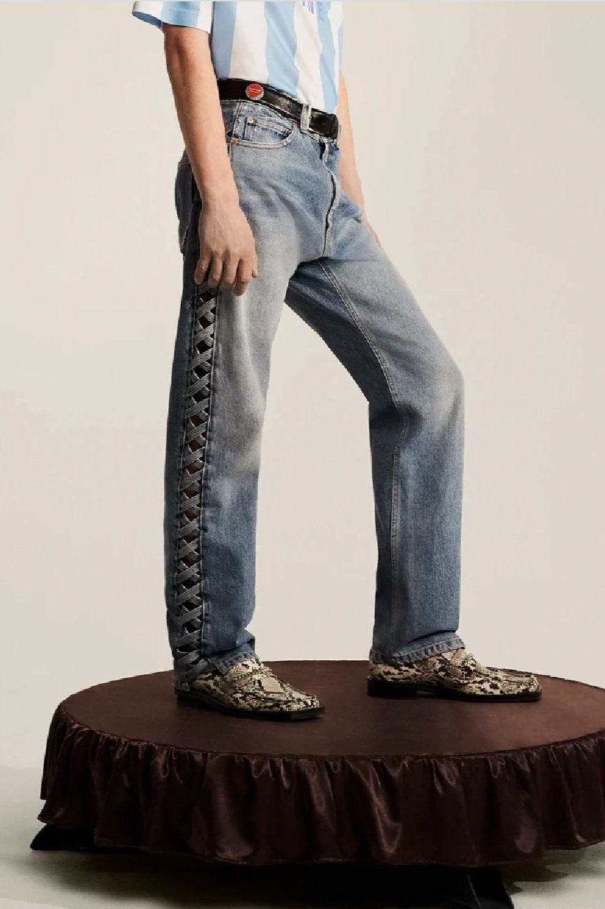 Martine Rose Martine Rose Cross Hatch Jeans | Grailed