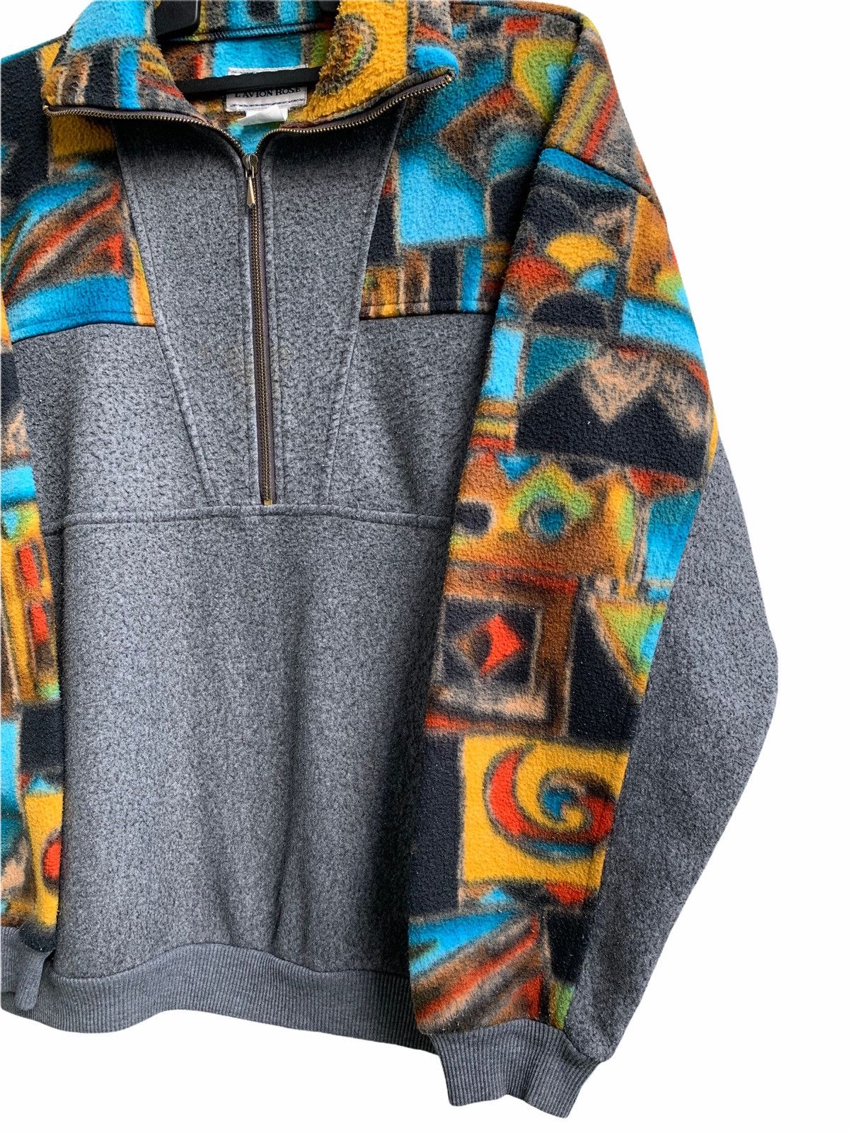 Japanese Brand Japanese Brand L’Avion Rose 🌹 Art Design Fleece Size US M / EU 48-50 / 2 - 3 Thumbnail