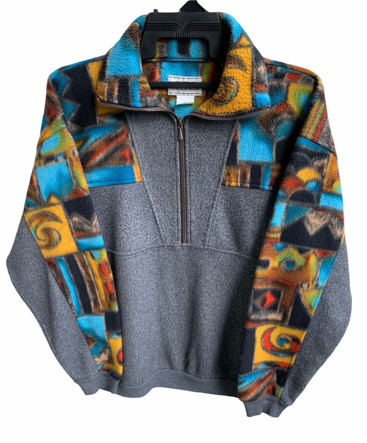 Japanese Brand Japanese Brand L’Avion Rose 🌹 Art Design Fleece Size US M / EU 48-50 / 2 - 5 Thumbnail