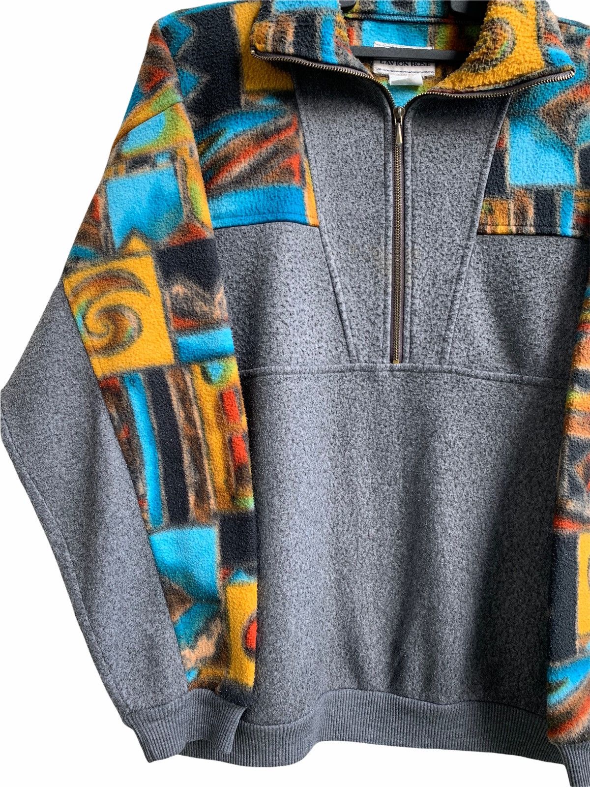 Japanese Brand Japanese Brand L’Avion Rose 🌹 Art Design Fleece Size US M / EU 48-50 / 2 - 6 Thumbnail