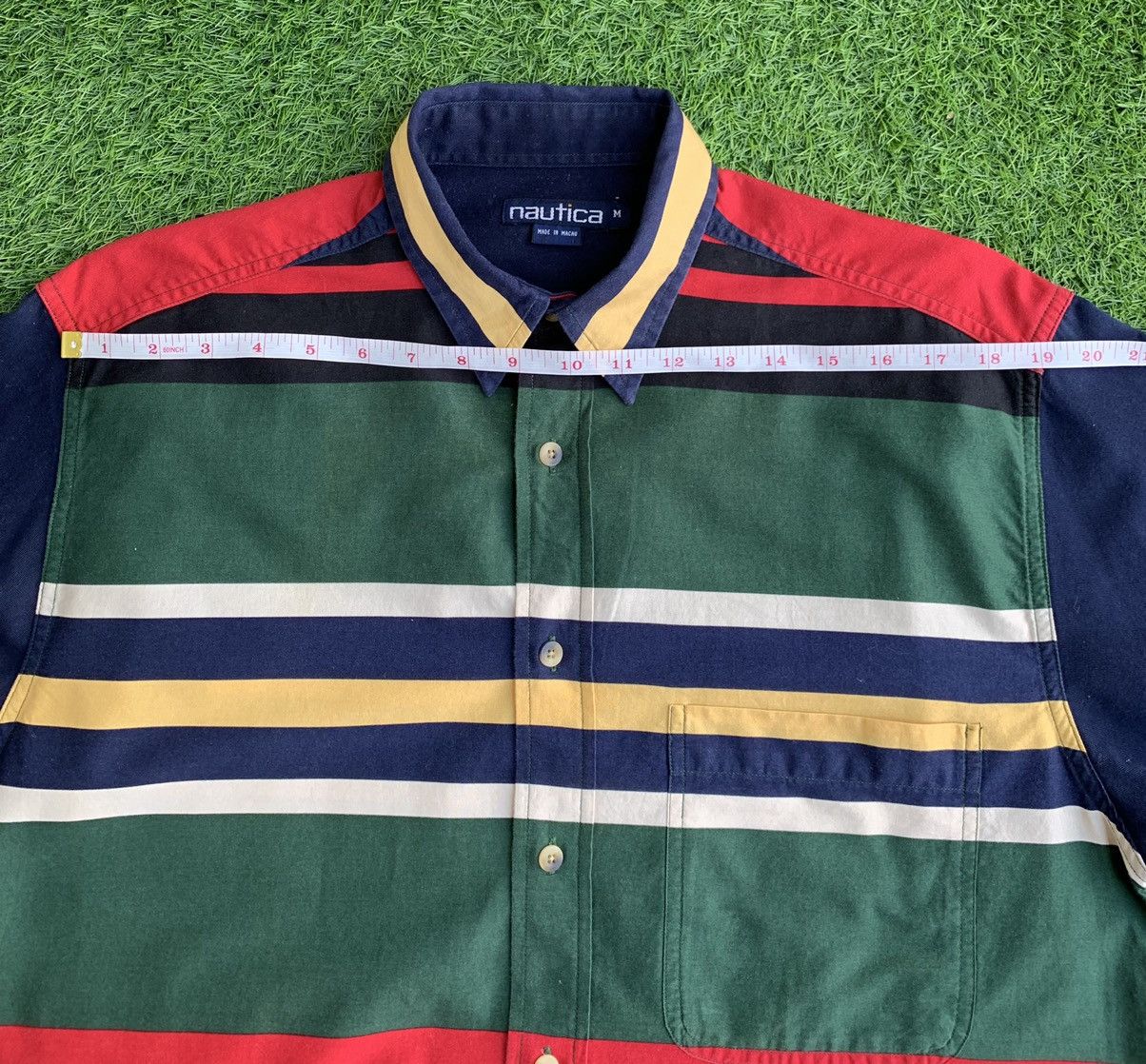 Nautica Nautica Mens Shirt Multicolor Stripe Long Sleeve Size US M / EU 48-50 / 2 - 12 Thumbnail