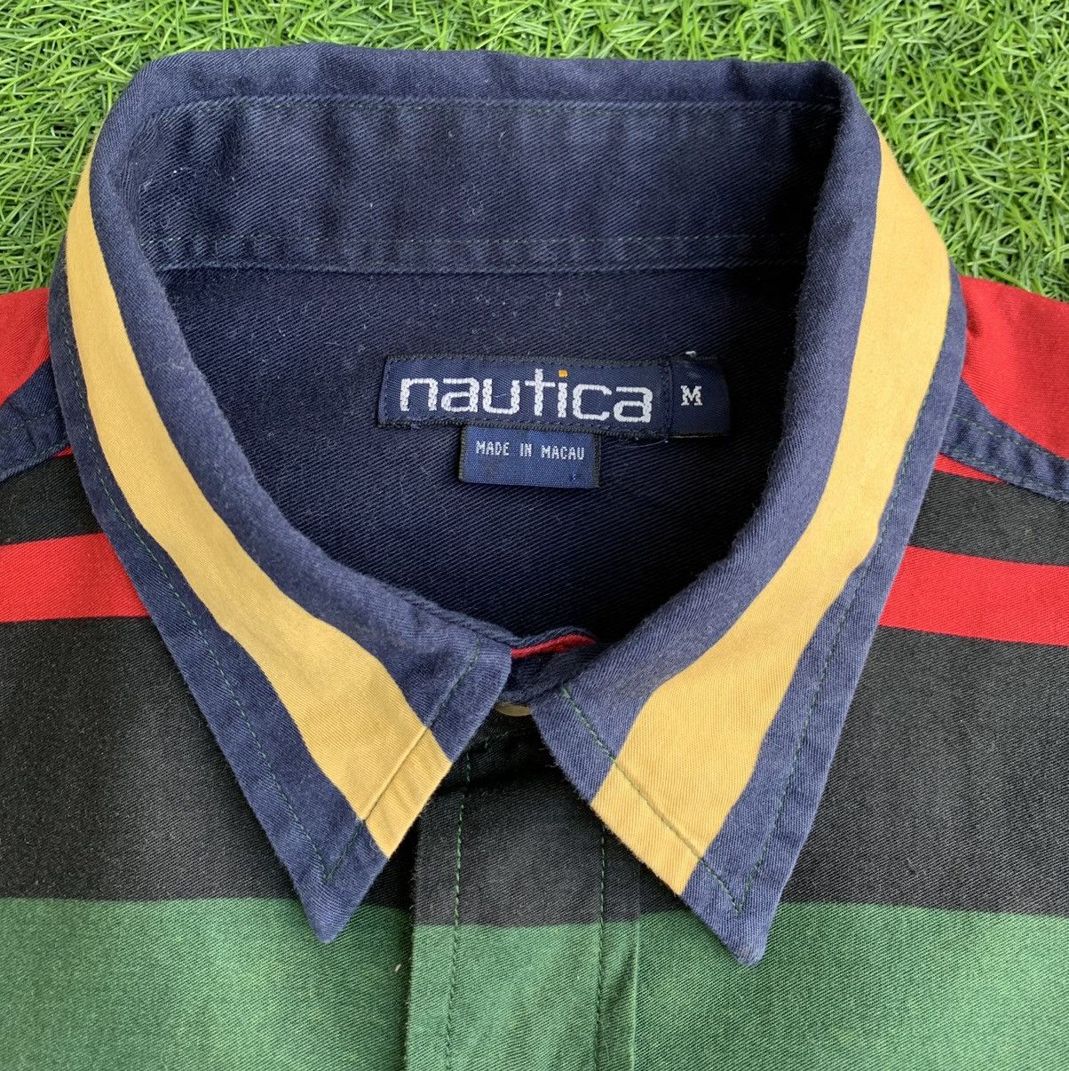 Nautica Nautica Mens Shirt Multicolor Stripe Long Sleeve Size US M / EU 48-50 / 2 - 10 Thumbnail