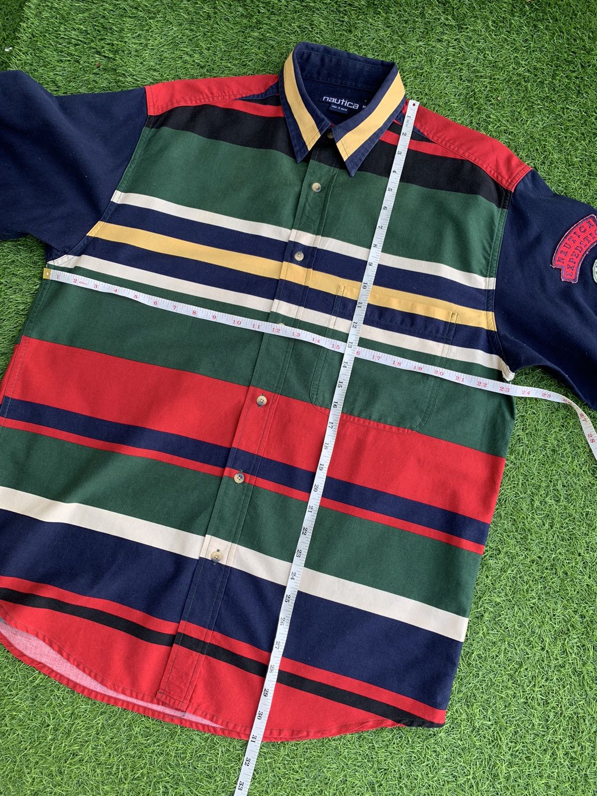 Nautica Nautica Mens Shirt Multicolor Stripe Long Sleeve Size US M / EU 48-50 / 2 - 11 Thumbnail