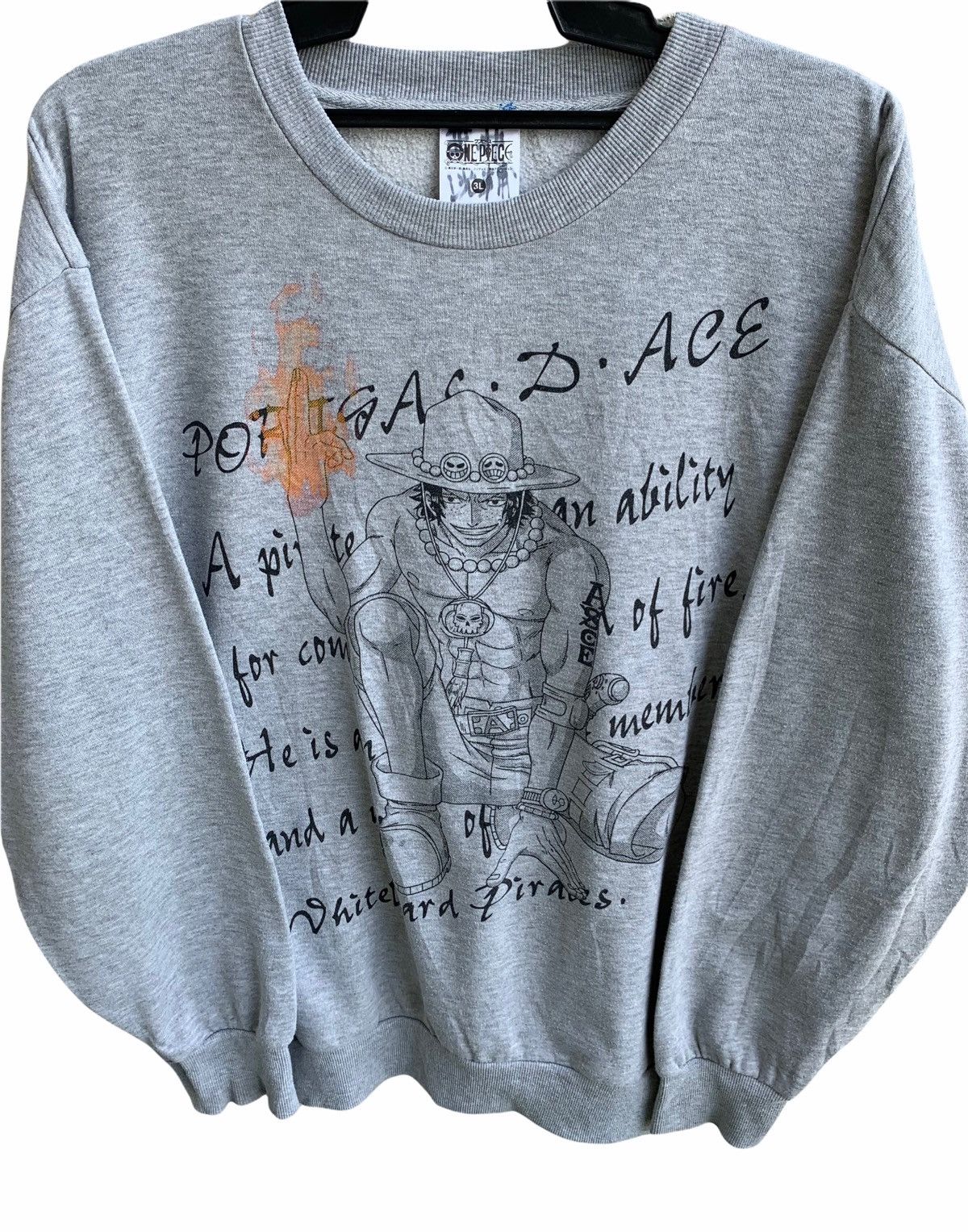 Anime × One Piece × Siberia Hills Anime Portgas D Ace One Piece Super Hero Size US XXL / EU 58 / 5 - 3 Thumbnail