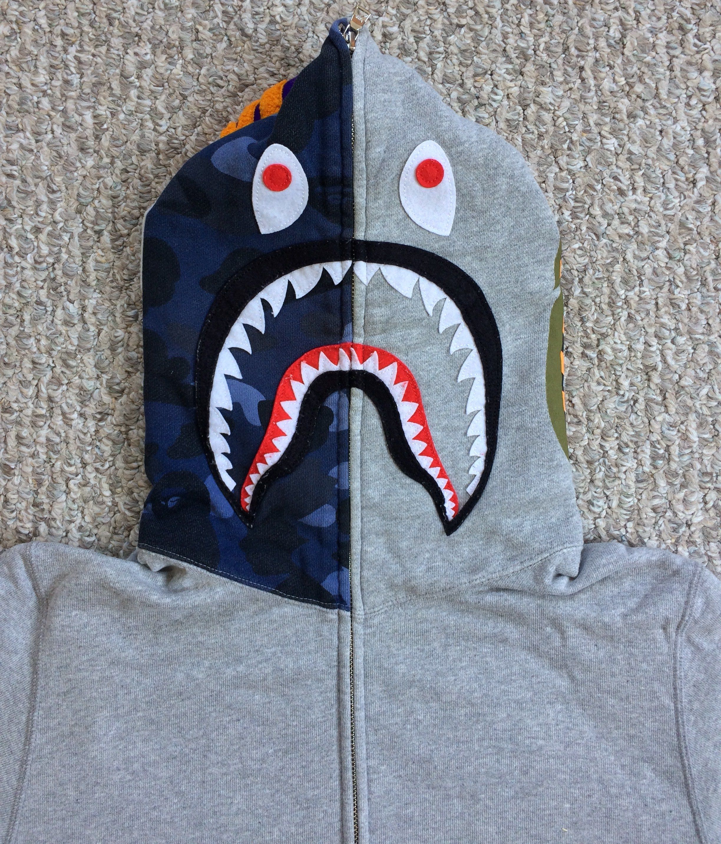 Bape OG Bape Camo Shark Hoodie Size US M / EU 48-50 / 2 - 2 Thumbnail