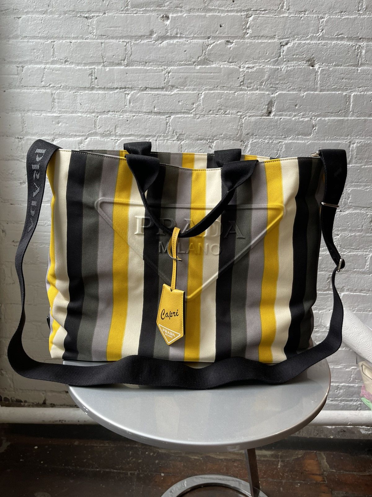 Prada Prada 2022 1/20 For Capri ONLY COLOR WAY DUFFLE LUGGAGE BAG Size ONE SIZE - 12 Thumbnail