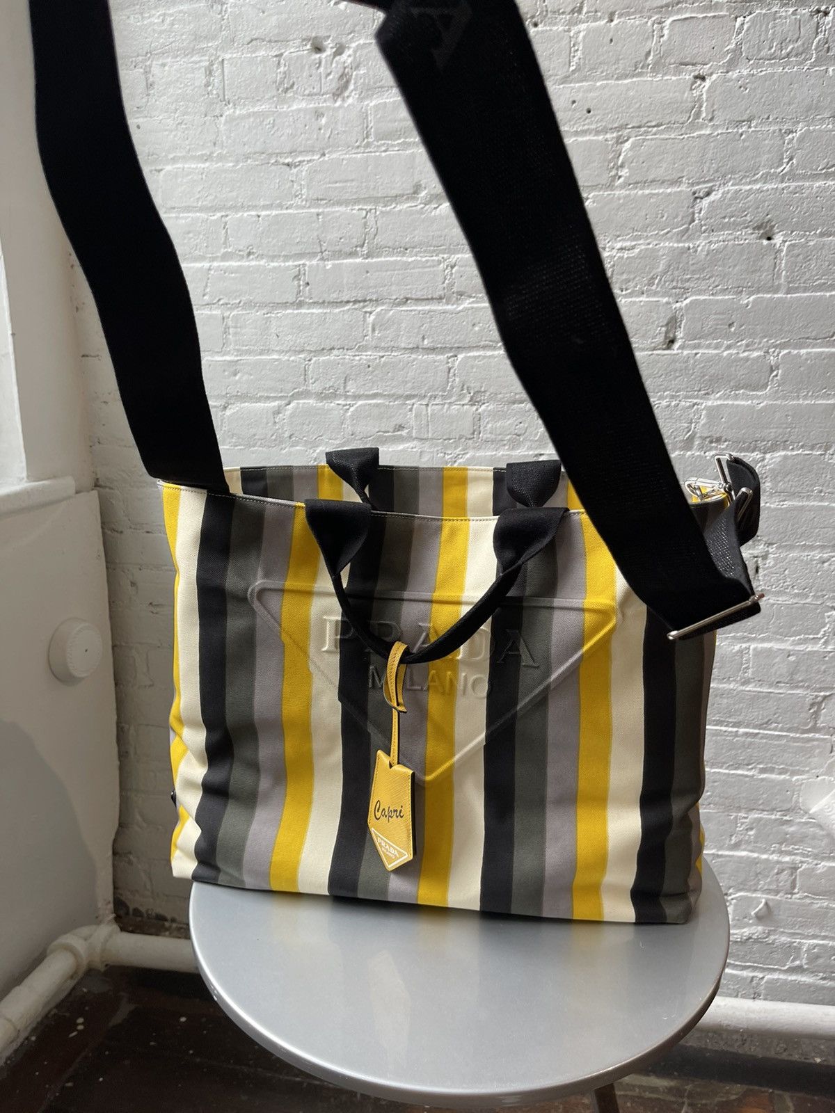 Prada Prada 2022 1/20 For Capri ONLY COLOR WAY DUFFLE LUGGAGE BAG Size ONE SIZE - 13 Thumbnail