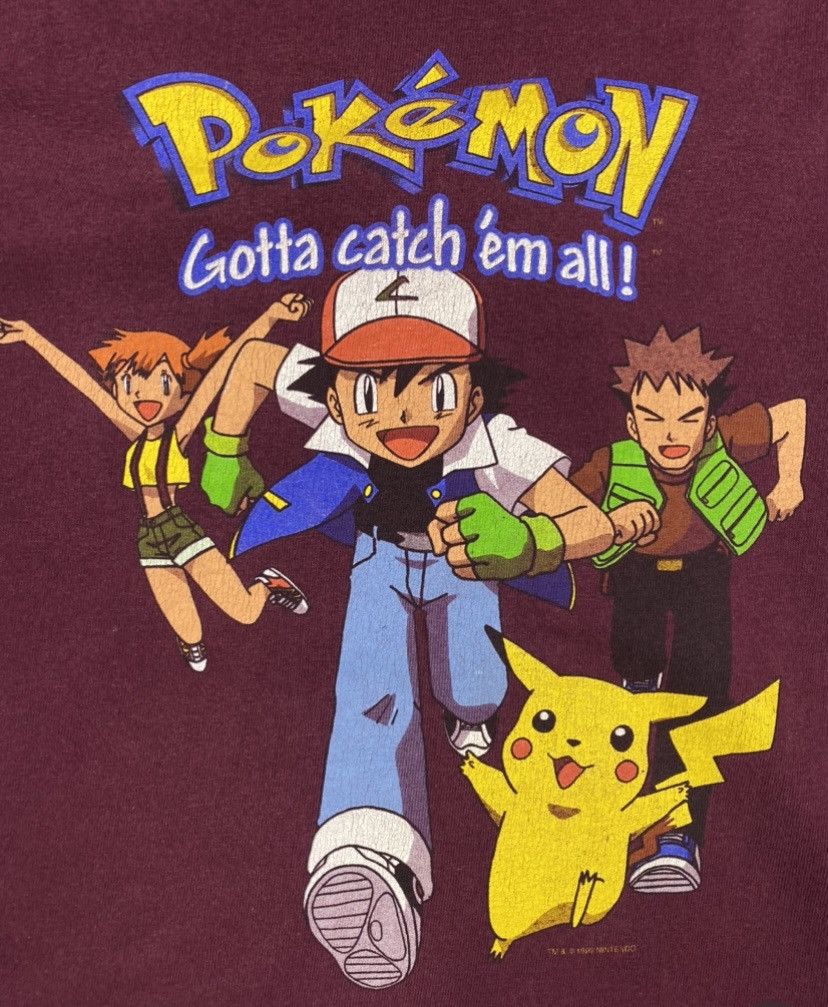 Japanese Brand × Pokemon × Vintage Vintage 1999 Nintendo Pokemon T-shirt Size US M / EU 48-50 / 2 - 3 Thumbnail