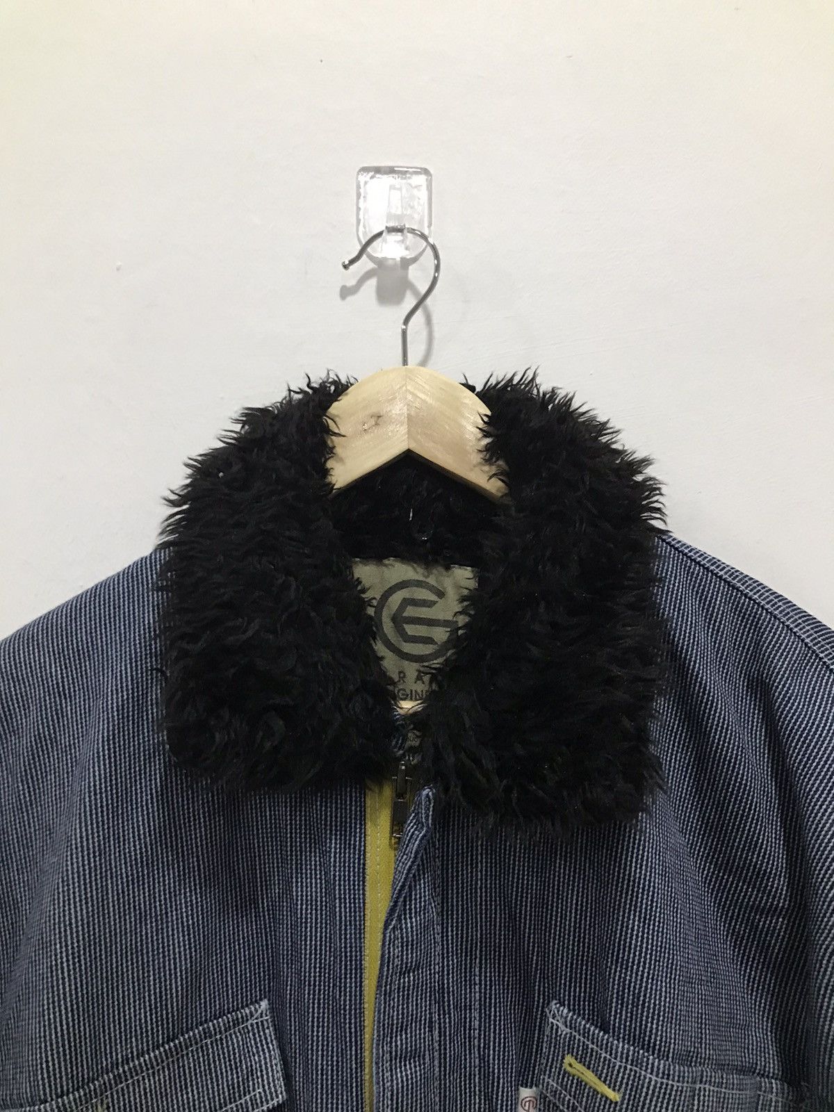Japanese Brand Grace Engineer’s Sheep’s wool hickory overall Size US 36 / EU 52 - 7 Thumbnail