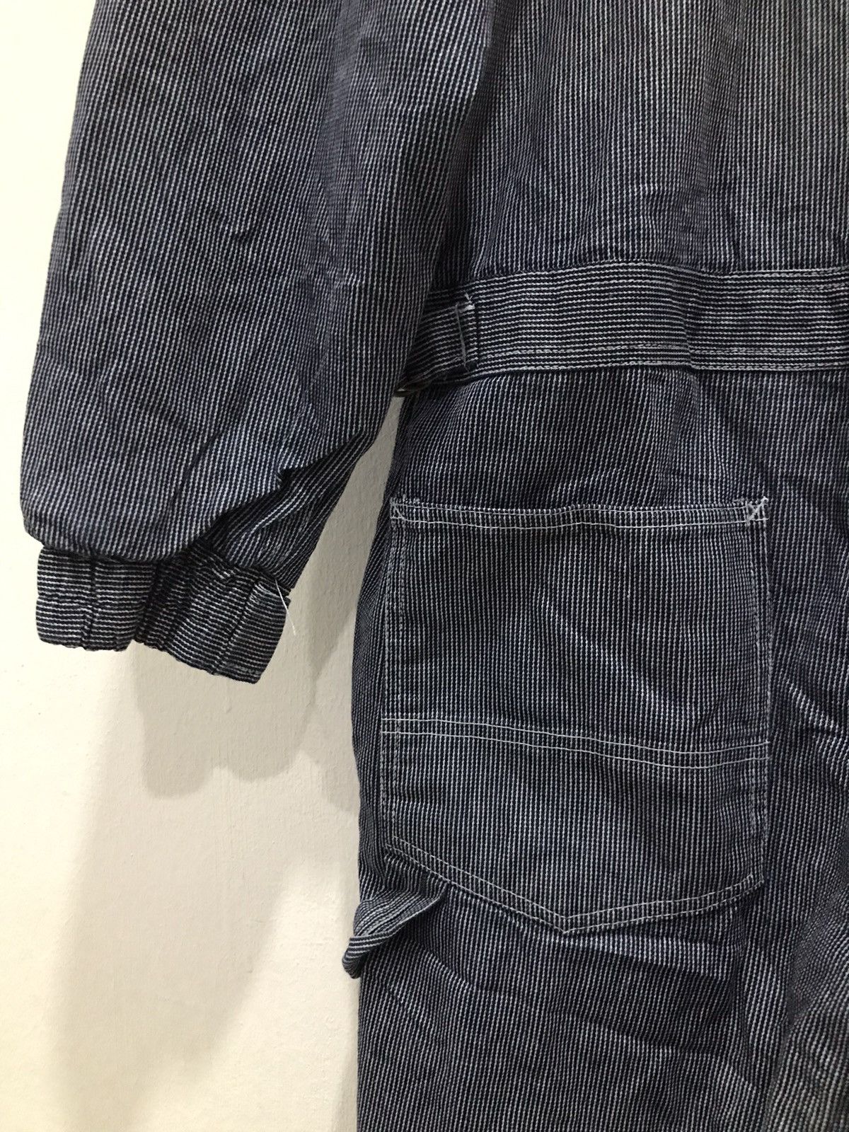 Japanese Brand Grace Engineer’s Sheep’s wool hickory overall Size US 36 / EU 52 - 18 Thumbnail