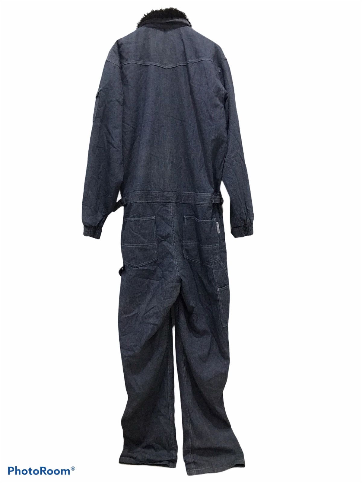 Japanese Brand Grace Engineer’s Sheep’s wool hickory overall Size US 36 / EU 52 - 4 Thumbnail