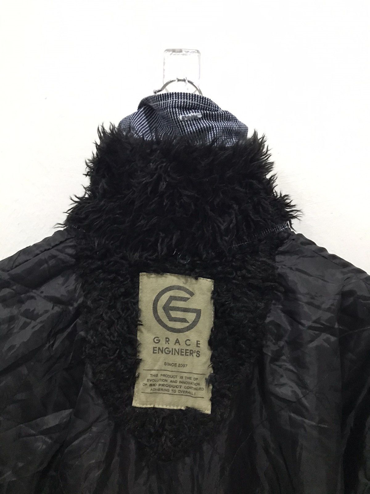 Japanese Brand Grace Engineer’s Sheep’s wool hickory overall Size US 36 / EU 52 - 20 Thumbnail