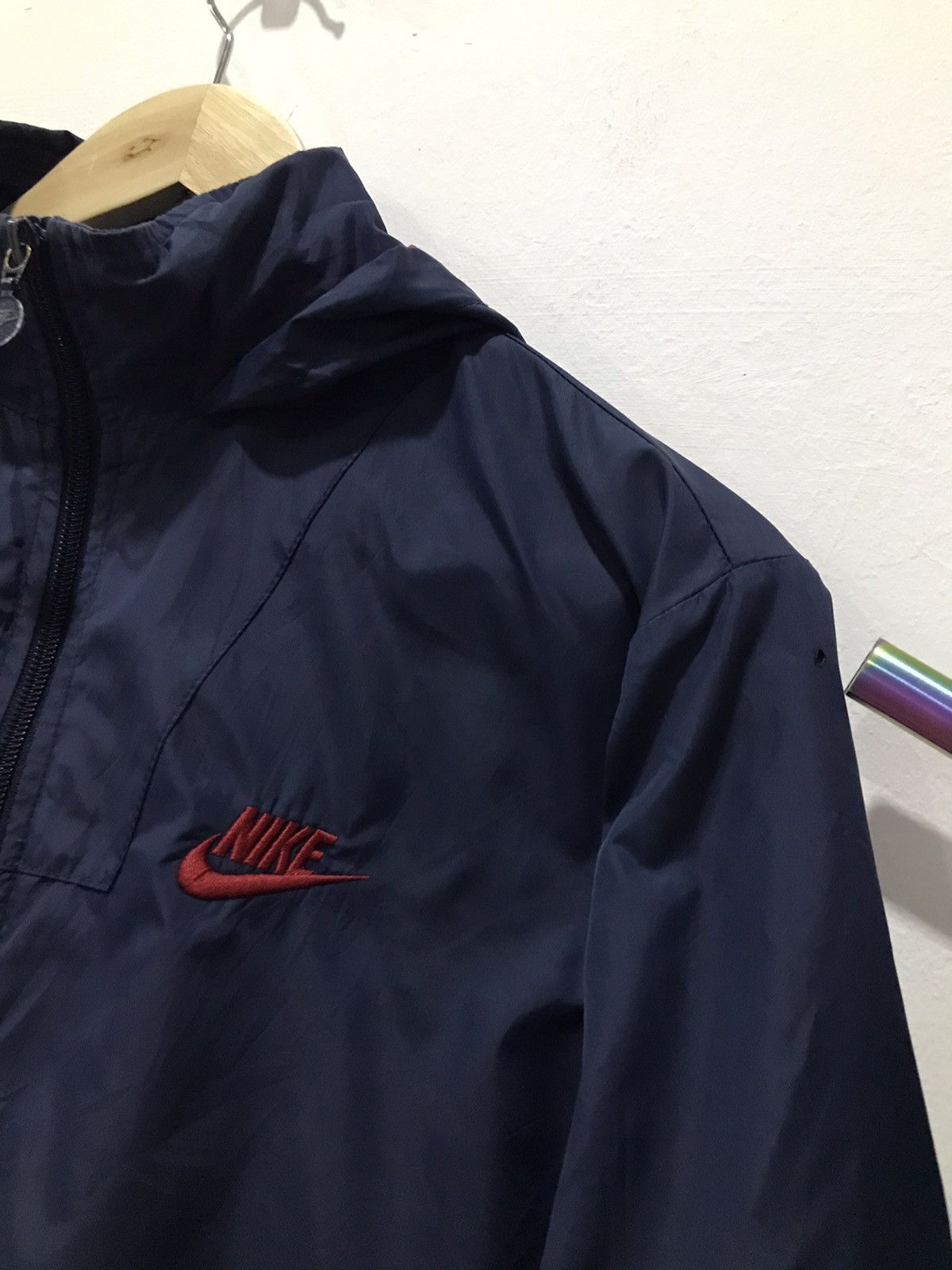Nike Nike dual colors hooded Windbreaker jacket Size US M / EU 48-50 / 2 - 15 Thumbnail