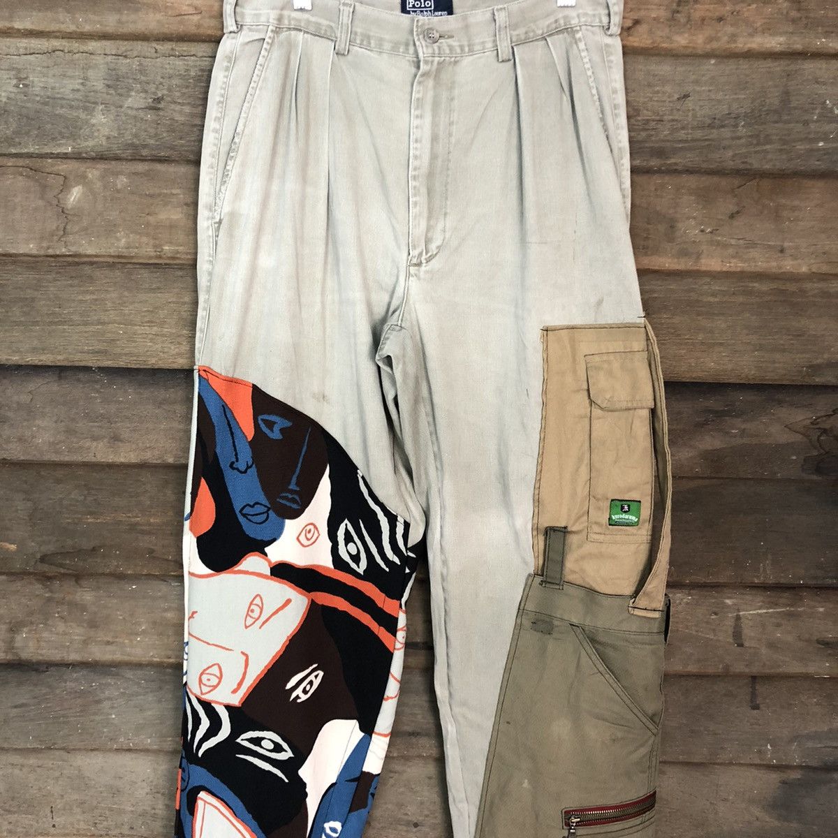 Polo Ralph Lauren DLL Polo Ralph Lauren reworked custom Cargo Pants #c1010 Size US 29 - 4 Thumbnail
