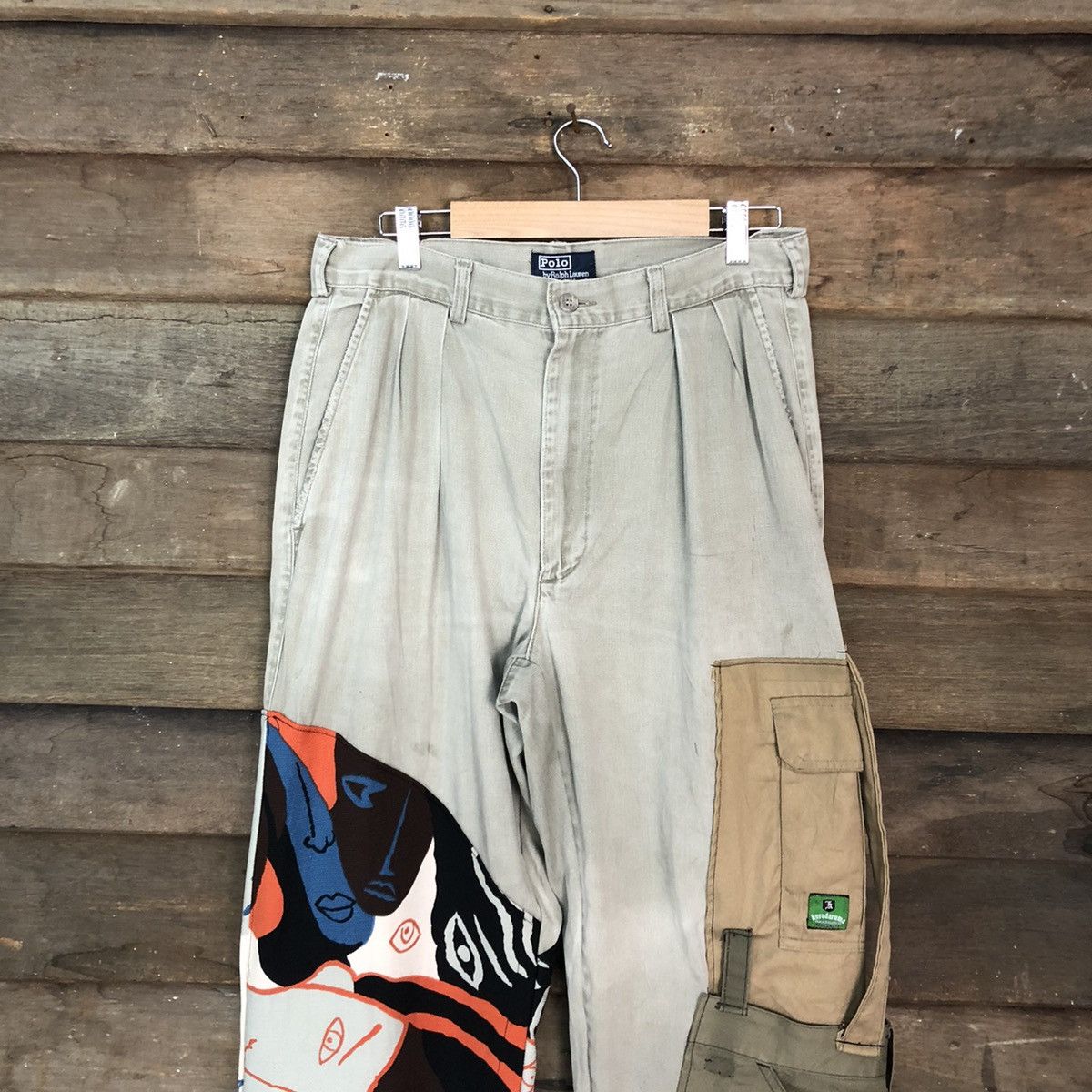 Polo Ralph Lauren DLL Polo Ralph Lauren reworked custom Cargo Pants #c1010 Size US 29 - 2 Thumbnail