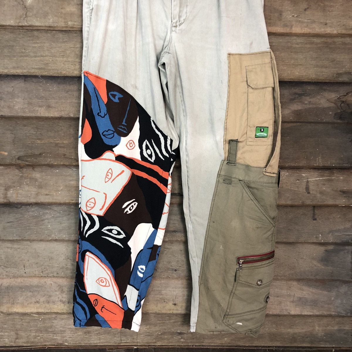 Polo Ralph Lauren DLL Polo Ralph Lauren reworked custom Cargo Pants #c1010 Size US 29 - 3 Thumbnail