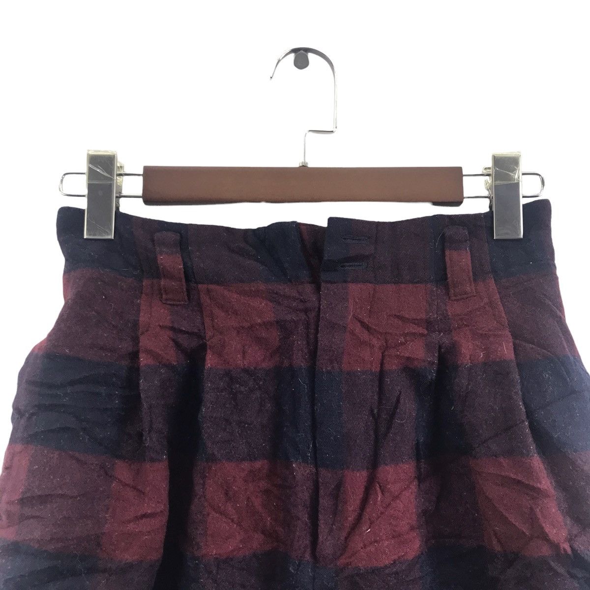 Issey Miyake ISSEY MIYAKE HAI Sporting GearJapaneseBrand CheckTartan Pant Size 24" / US 00 / IT 34 - 2 Thumbnail