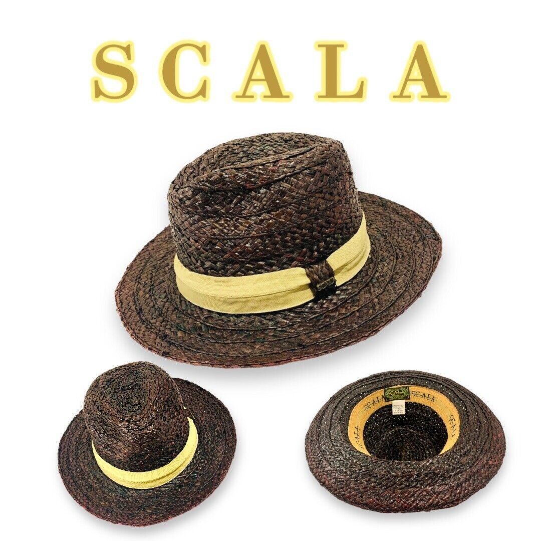 Scala Wyatt - Straw Fedora Hat