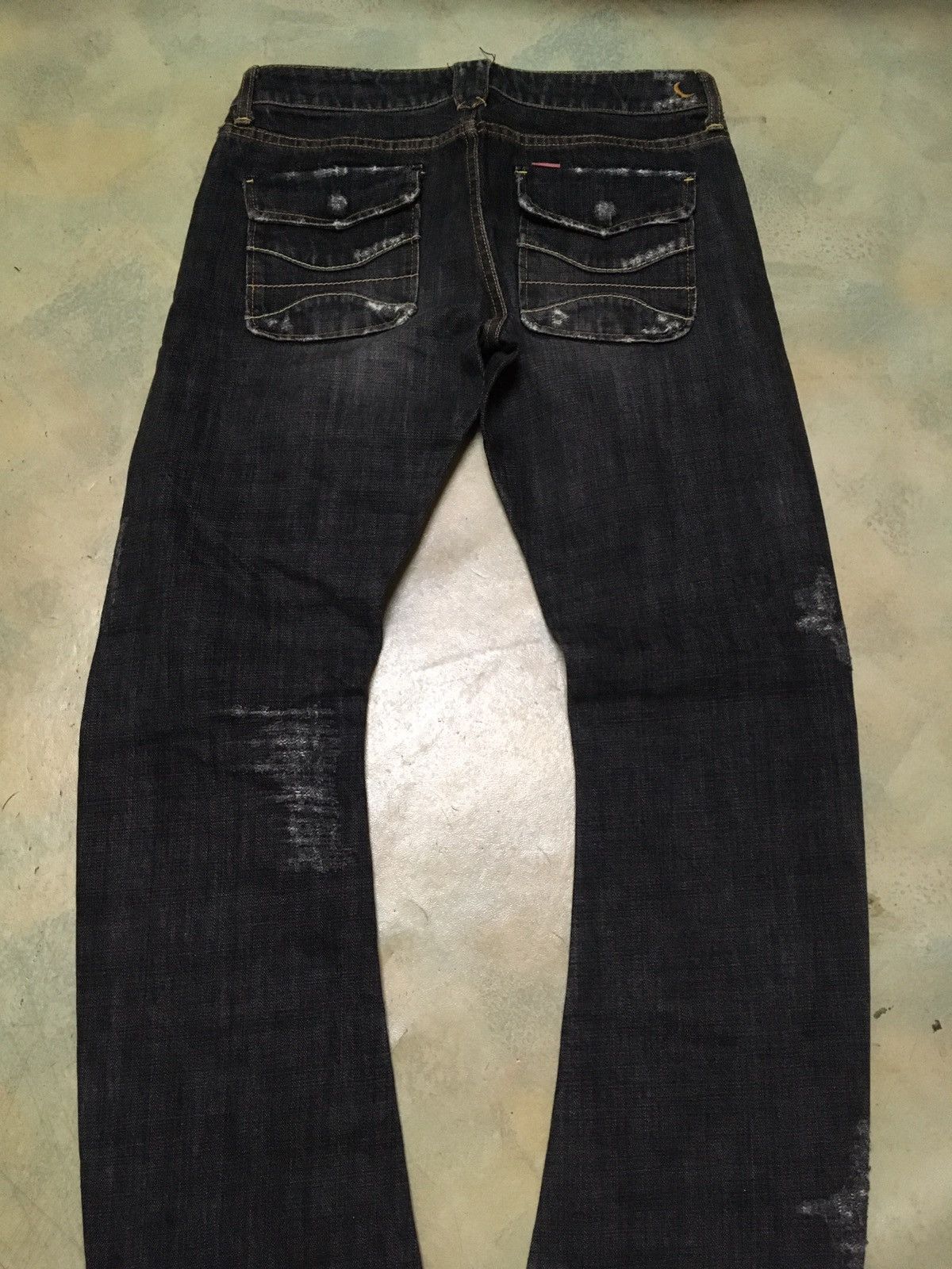 Japanese Brand Japanese Brand 8010 Gekko Distressed Style Denim Pants Size US 30 / EU 46 - 5 Thumbnail