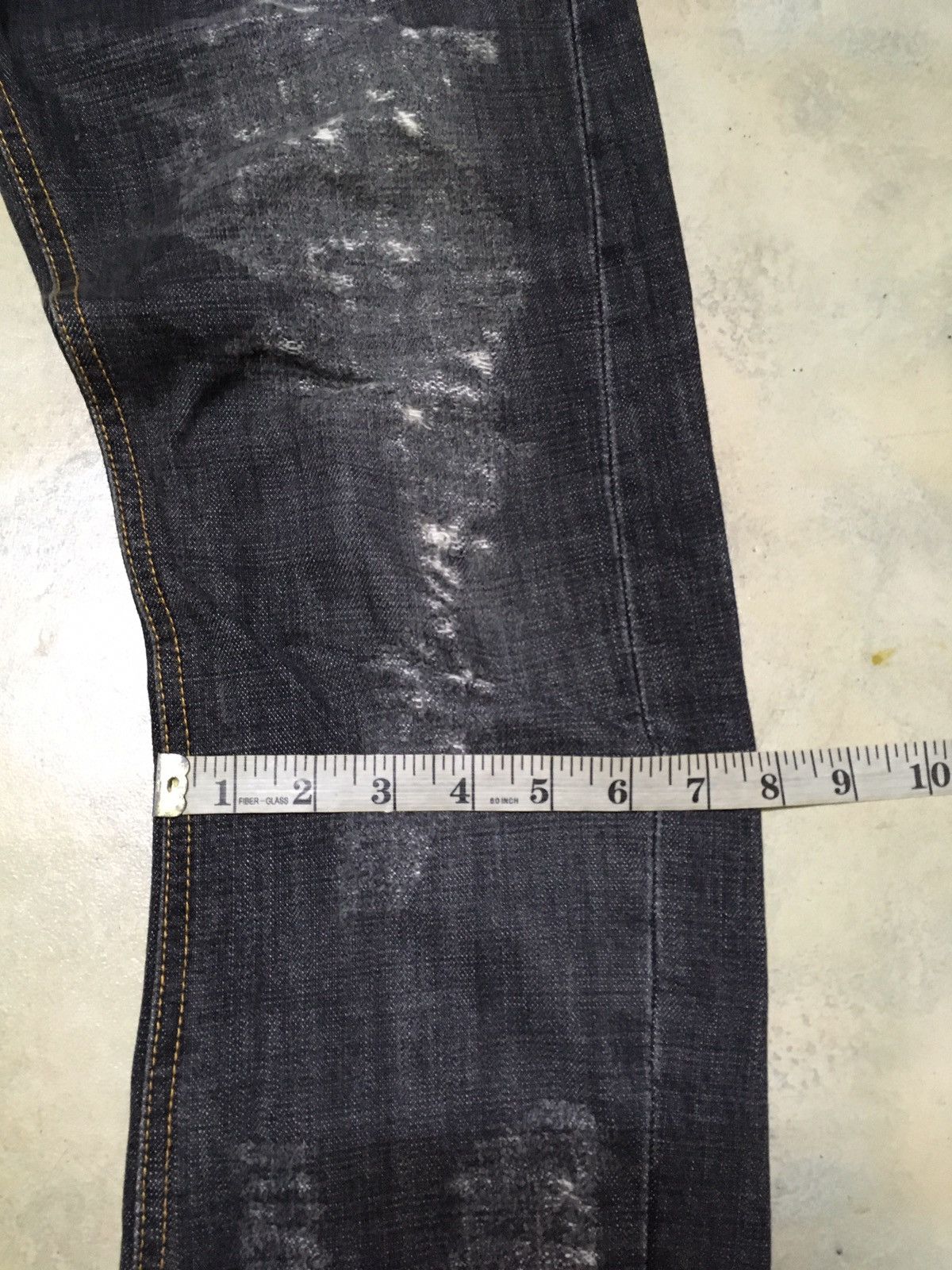 Japanese Brand Japanese Brand 8010 Gekko Distressed Style Denim Pants Size US 30 / EU 46 - 15 Thumbnail