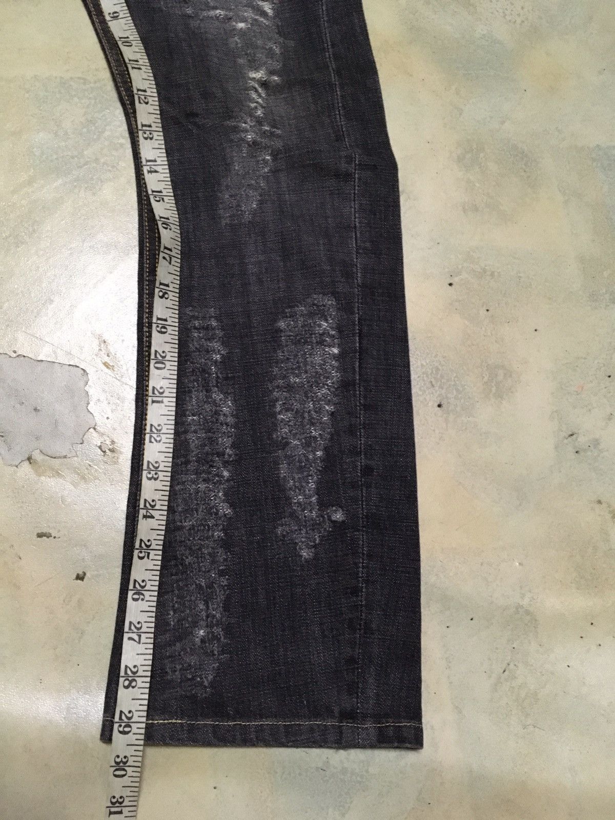 Japanese Brand Japanese Brand 8010 Gekko Distressed Style Denim Pants Size US 30 / EU 46 - 17 Thumbnail