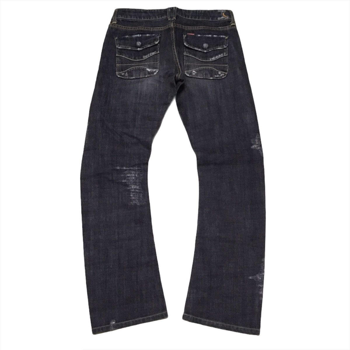 Japanese Brand Japanese Brand 8010 Gekko Distressed Style Denim Pants Size US 30 / EU 46 - 2 Thumbnail