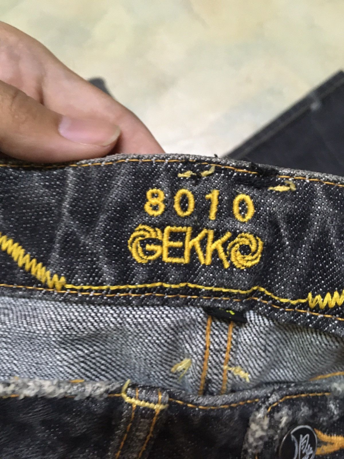 Japanese Brand Japanese Brand 8010 Gekko Distressed Style Denim Pants Size US 30 / EU 46 - 9 Thumbnail