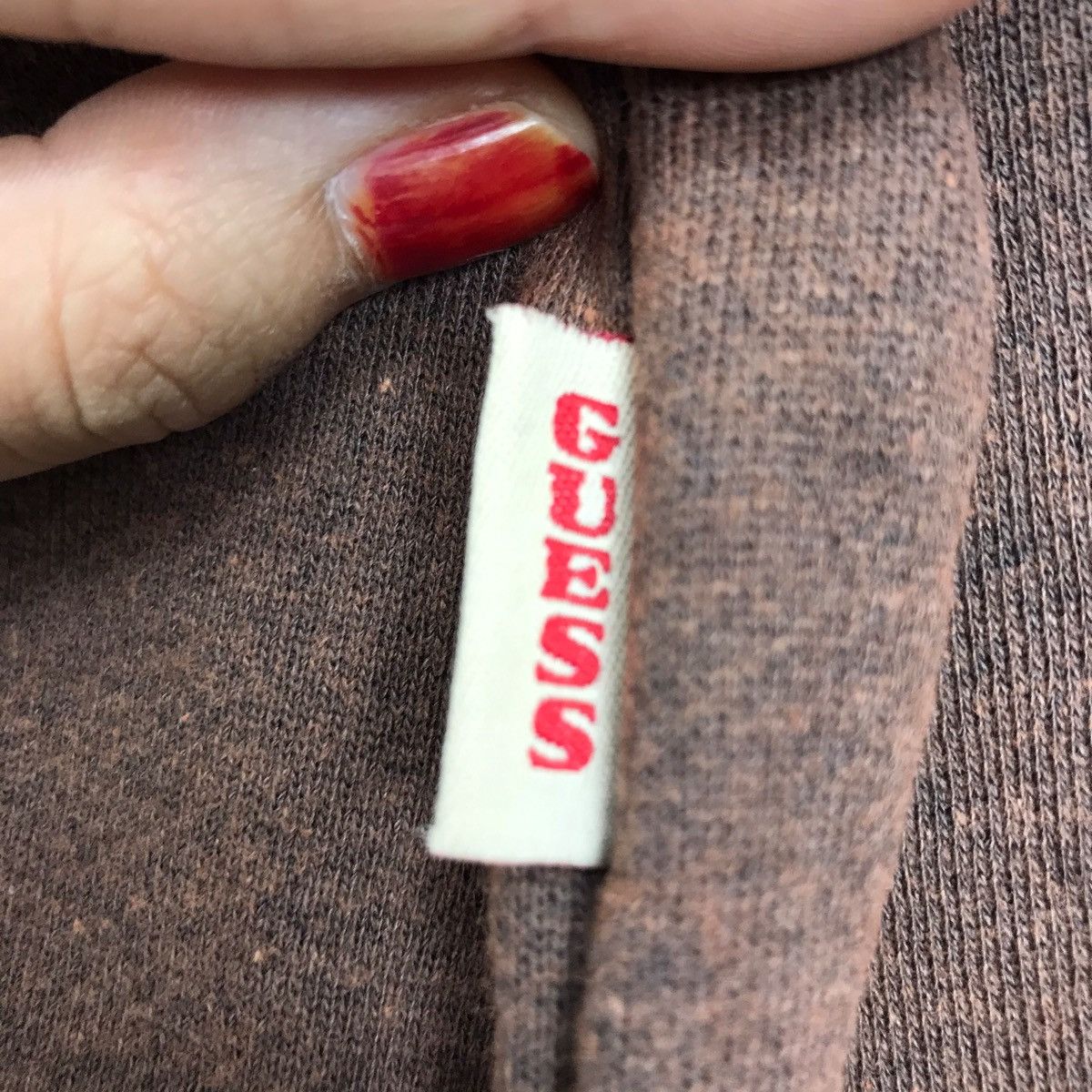 Guess Vintage 90s GUESS JEANS USA Brown Sweatshirt Size US L / EU 52-54 / 3 - 5 Thumbnail