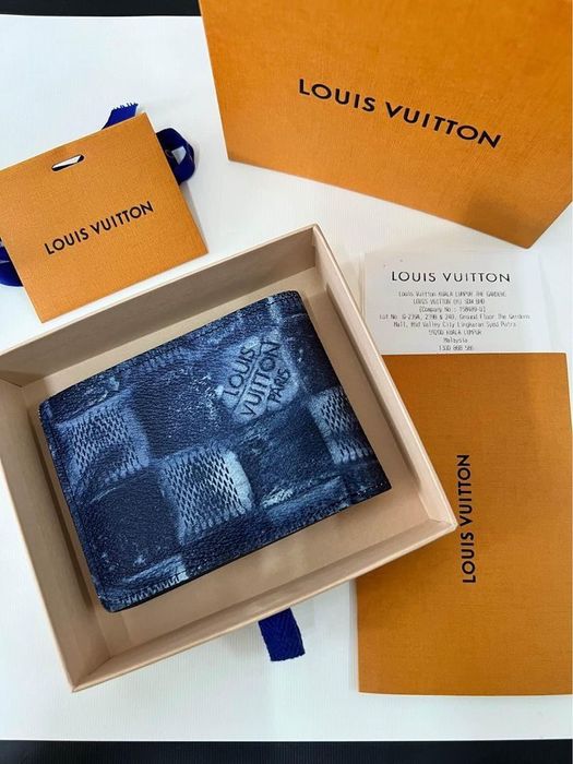 Louis Vuitton 💥discount💥louis Vuitton Multiple Wallet Damier Salt Marine Grailed 9996