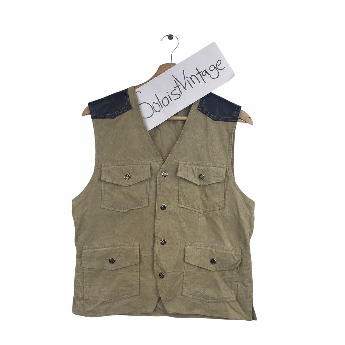 Vintage FRANZ SKIING MOUNTAINEERING Weer Leather Vest Size US M / EU 48-50 / 2 - 1 Thumbnail