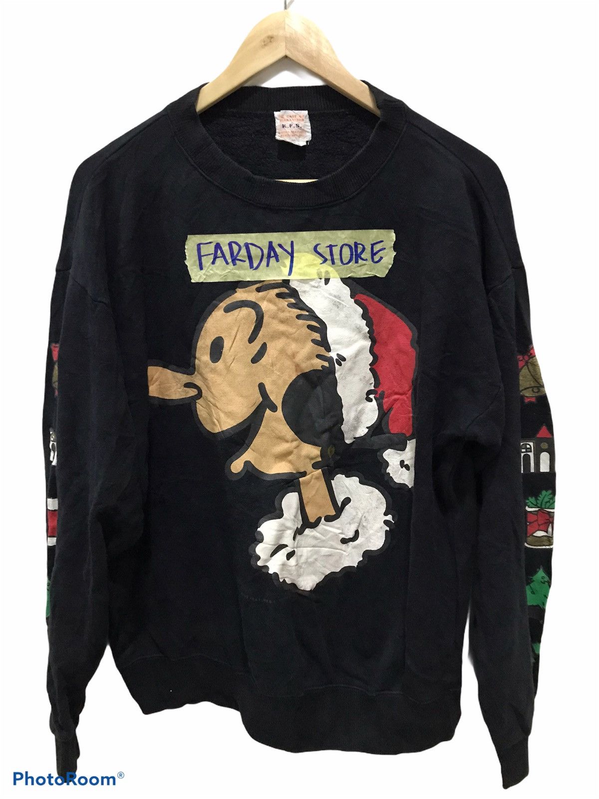 Cartoon Network Vtg Olive oyl popeye pullover sweatshirt Size US L / EU 52-54 / 3 - 2 Thumbnail