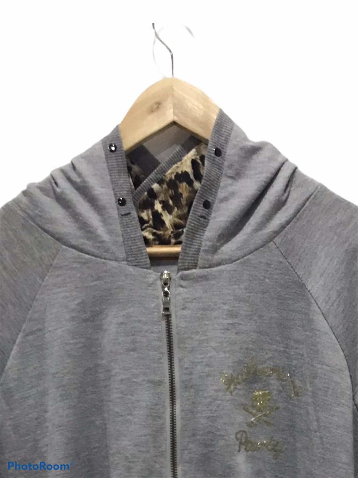 Japanese Brand Love me “Swarovski Skull punk” hooded sweater Size US L / EU 52-54 / 3 - 4 Thumbnail