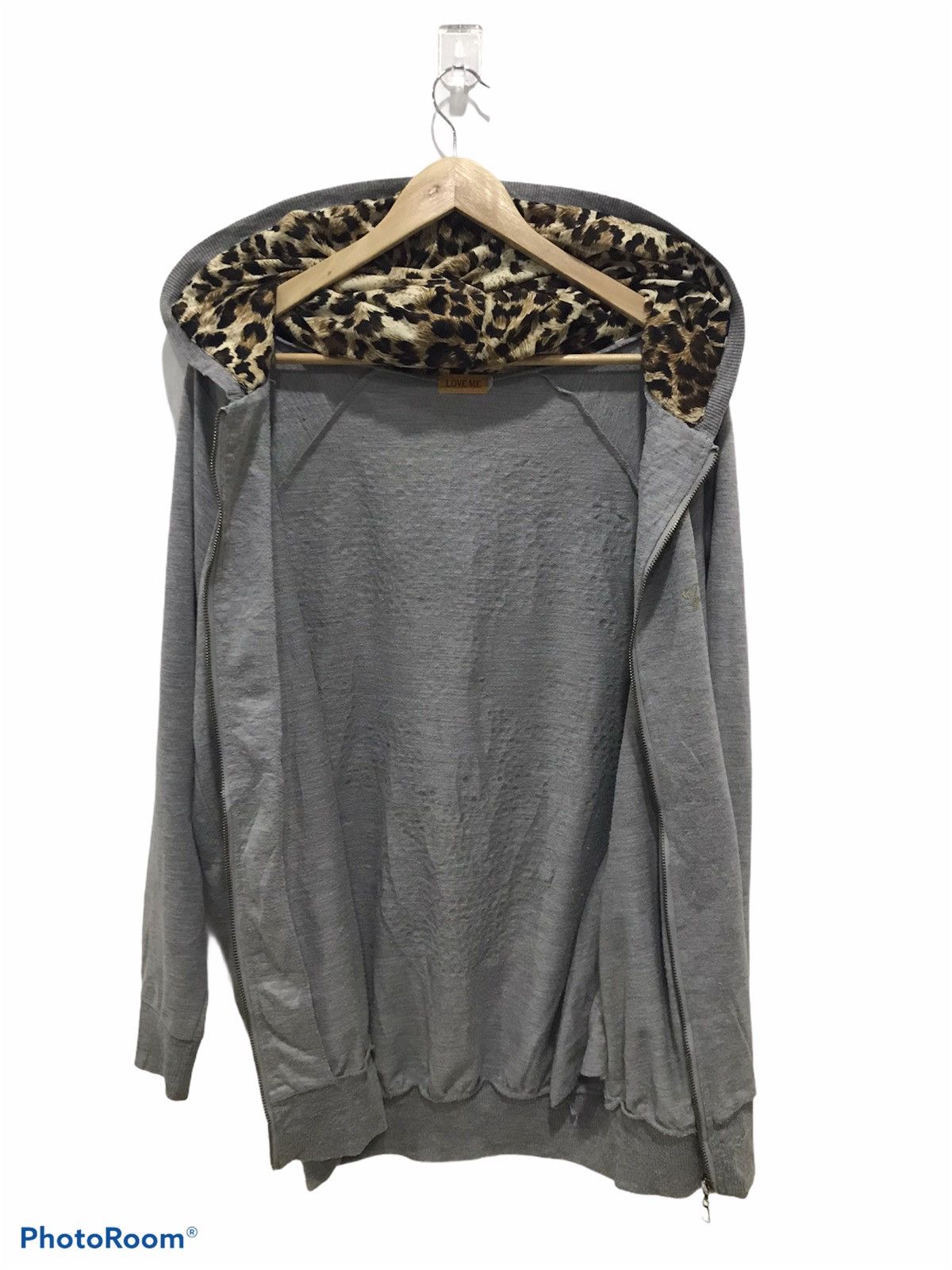 Japanese Brand Love me “Swarovski Skull punk” hooded sweater Size US L / EU 52-54 / 3 - 7 Thumbnail