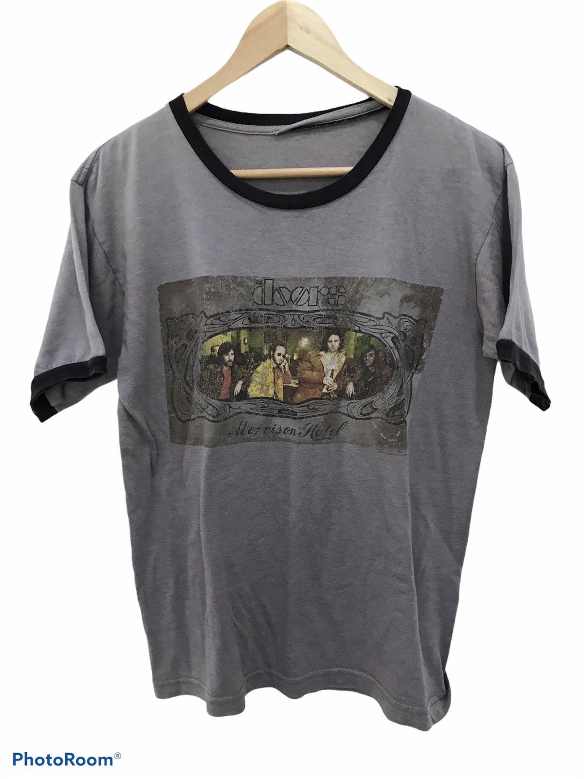 Band Tees RARE🔥Vtg The Doors Morrison Hotel ringer tee Size US M / EU 48-50 / 2 - 1 Thumbnail