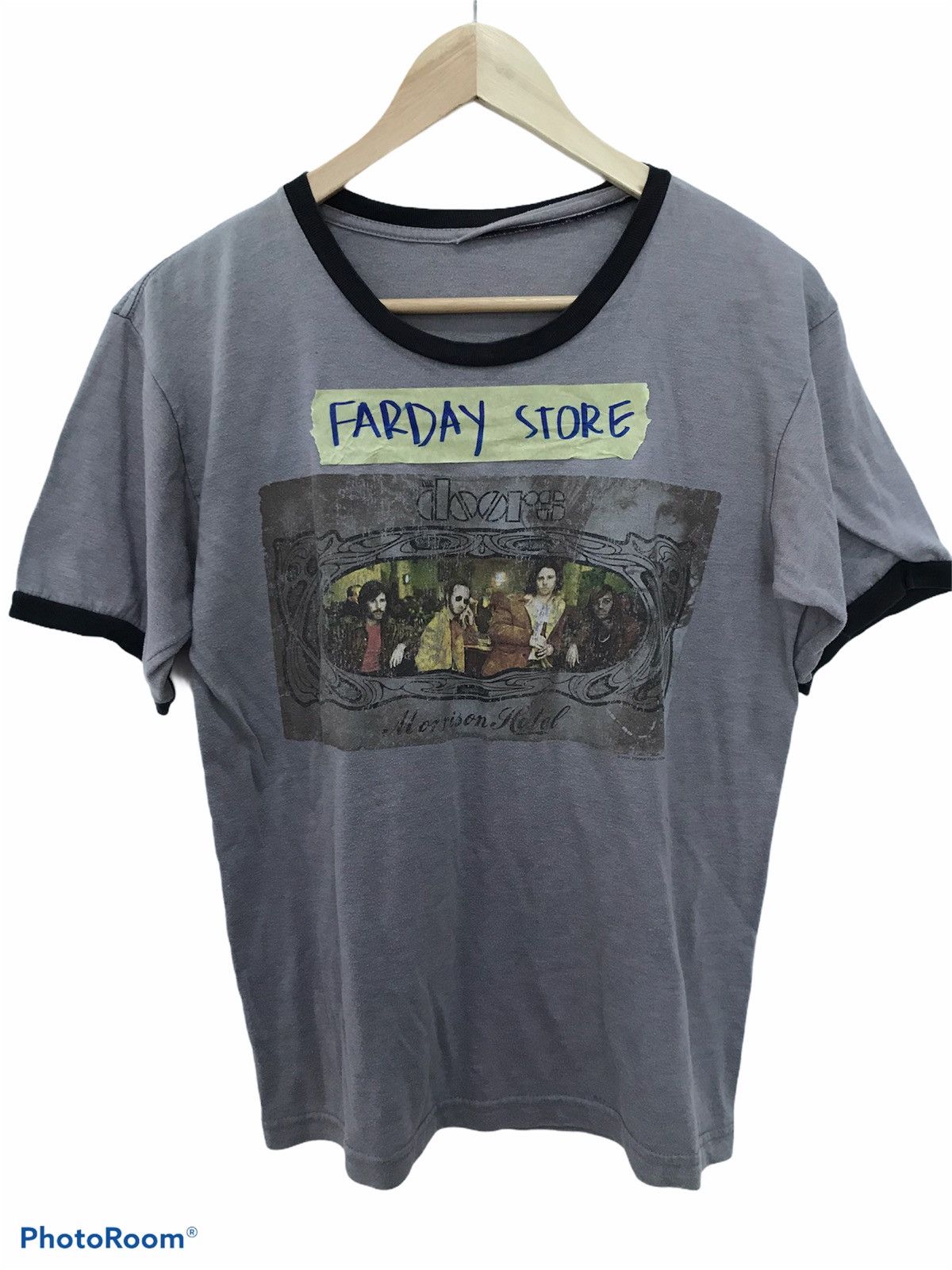 Band Tees RARE🔥Vtg The Doors Morrison Hotel ringer tee Size US M / EU 48-50 / 2 - 3 Thumbnail