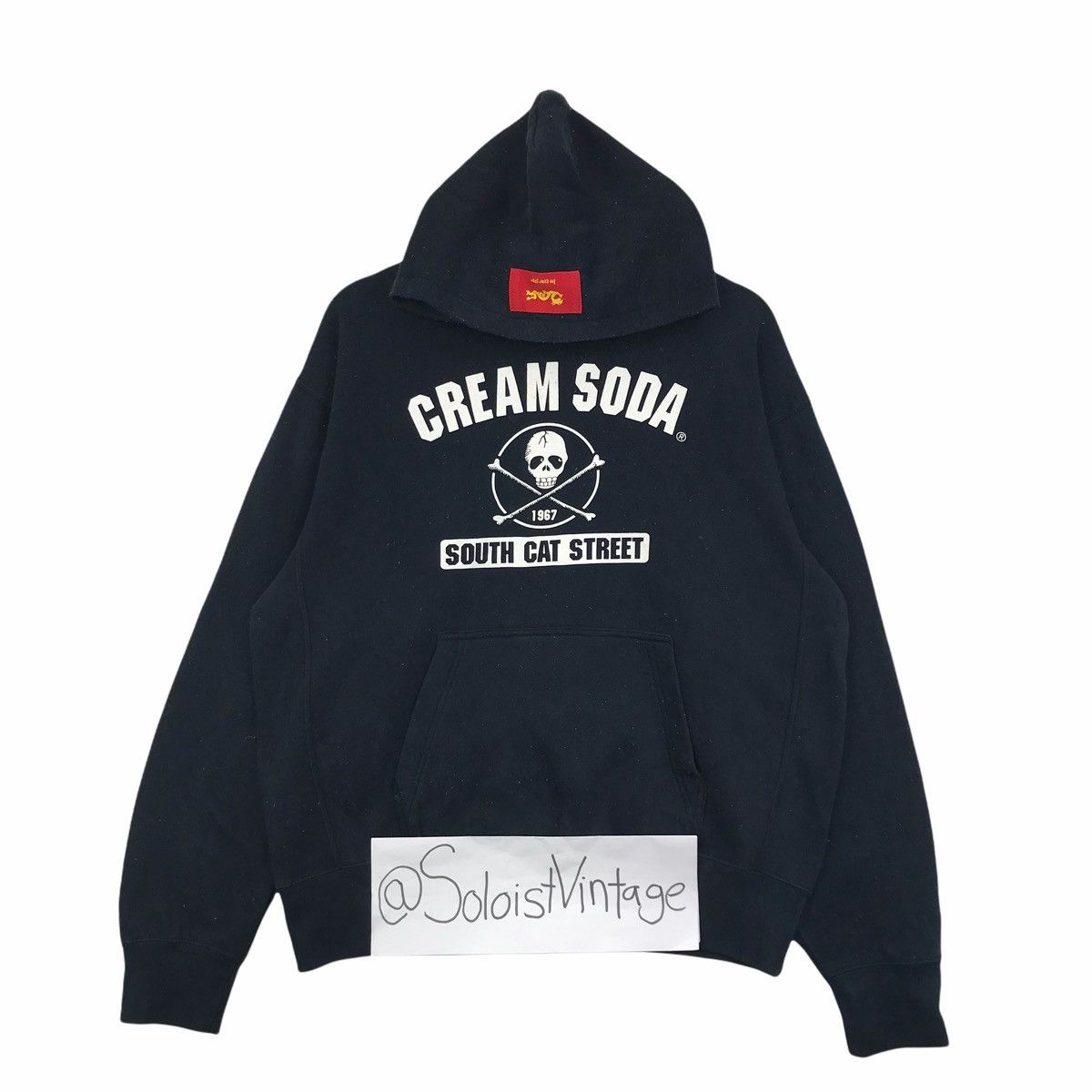 Vintage CREAM SODA South Cat Street Japan Brand Blue Hoodie Size US L / EU 52-54 / 3 - 1 Thumbnail
