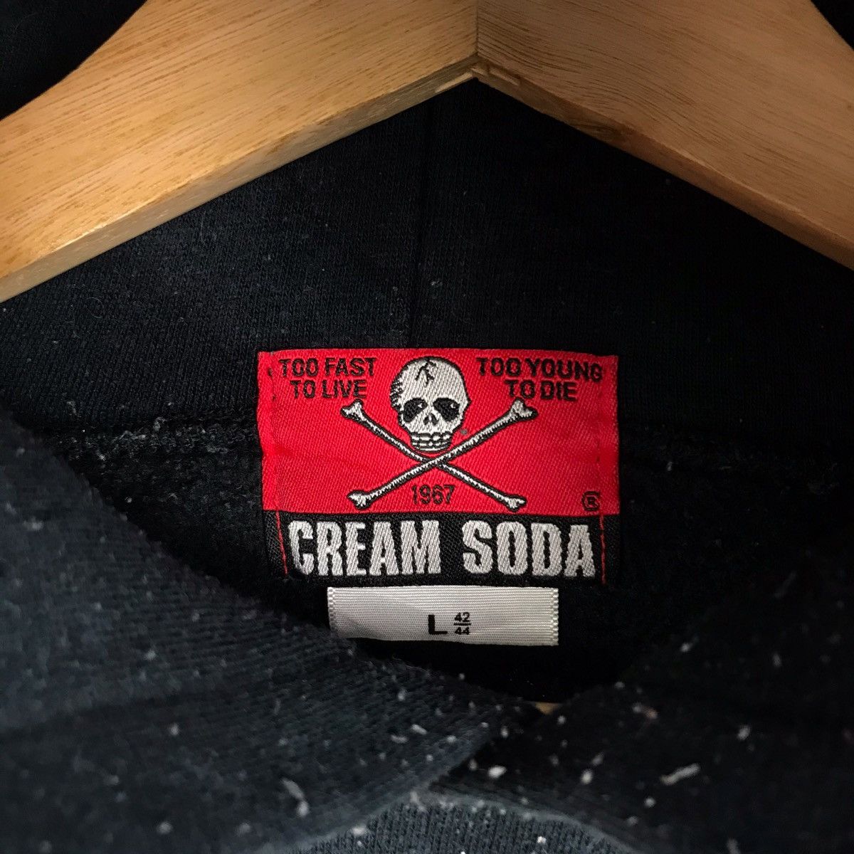 Vintage CREAM SODA South Cat Street Japan Brand Blue Hoodie Size US L / EU 52-54 / 3 - 4 Thumbnail