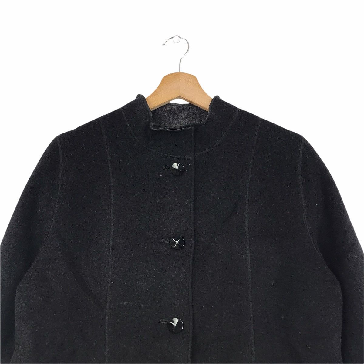 Vintage PAUL BUHRE Europe Watch Luxury Black Coat Size US L / EU 52-54 / 3 - 3 Thumbnail