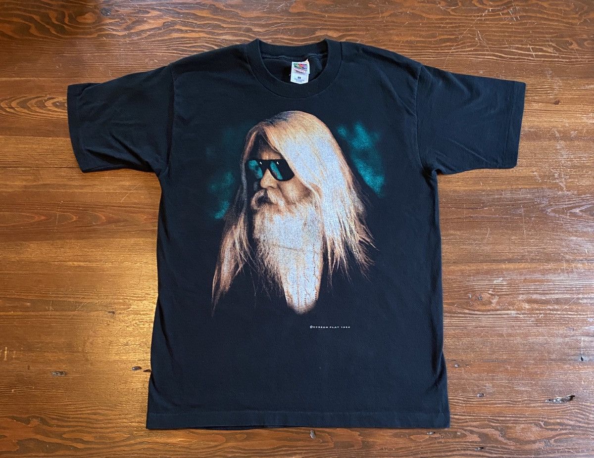 Band Tees Vintage 1994 90s Leon Russell Single Stitch Double Sided Tee Size US L / EU 52-54 / 3 - 1 Thumbnail