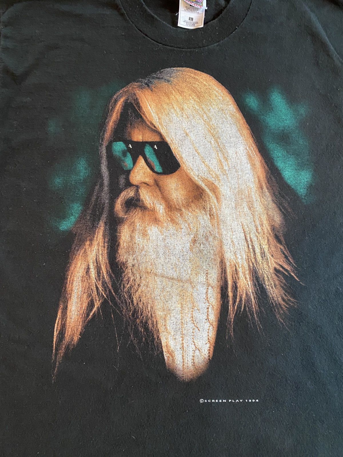 Band Tees Vintage 1994 90s Leon Russell Single Stitch Double Sided Tee Size US L / EU 52-54 / 3 - 7 Thumbnail