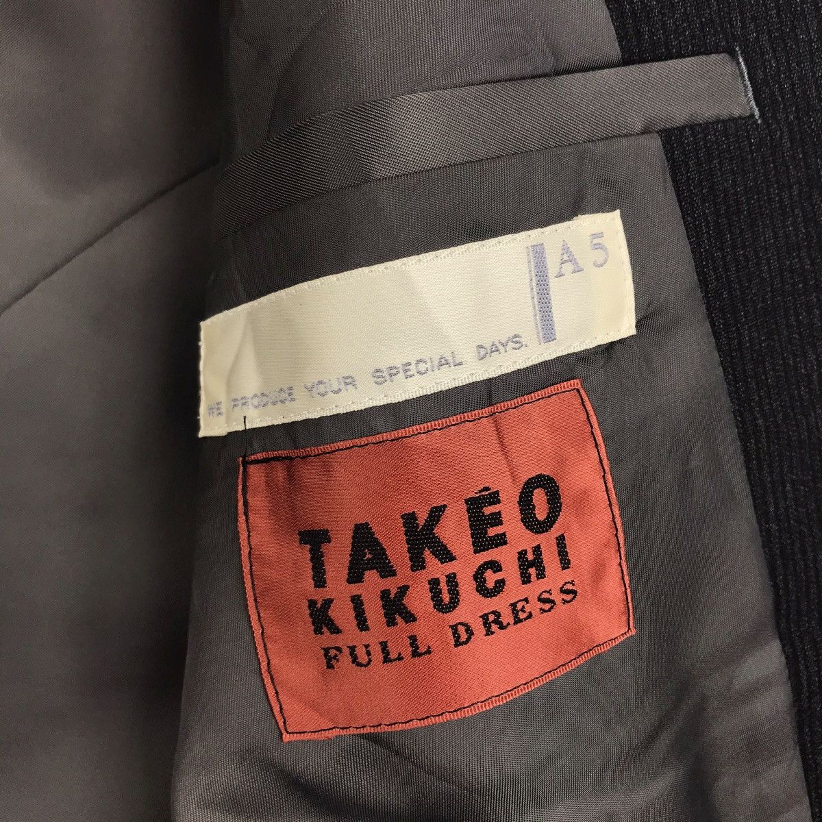 Takeo Kikuchi TAKEO KIKUCHI Japan Brand Full Dress Long Coat Blazer Size 38R - 6 Thumbnail