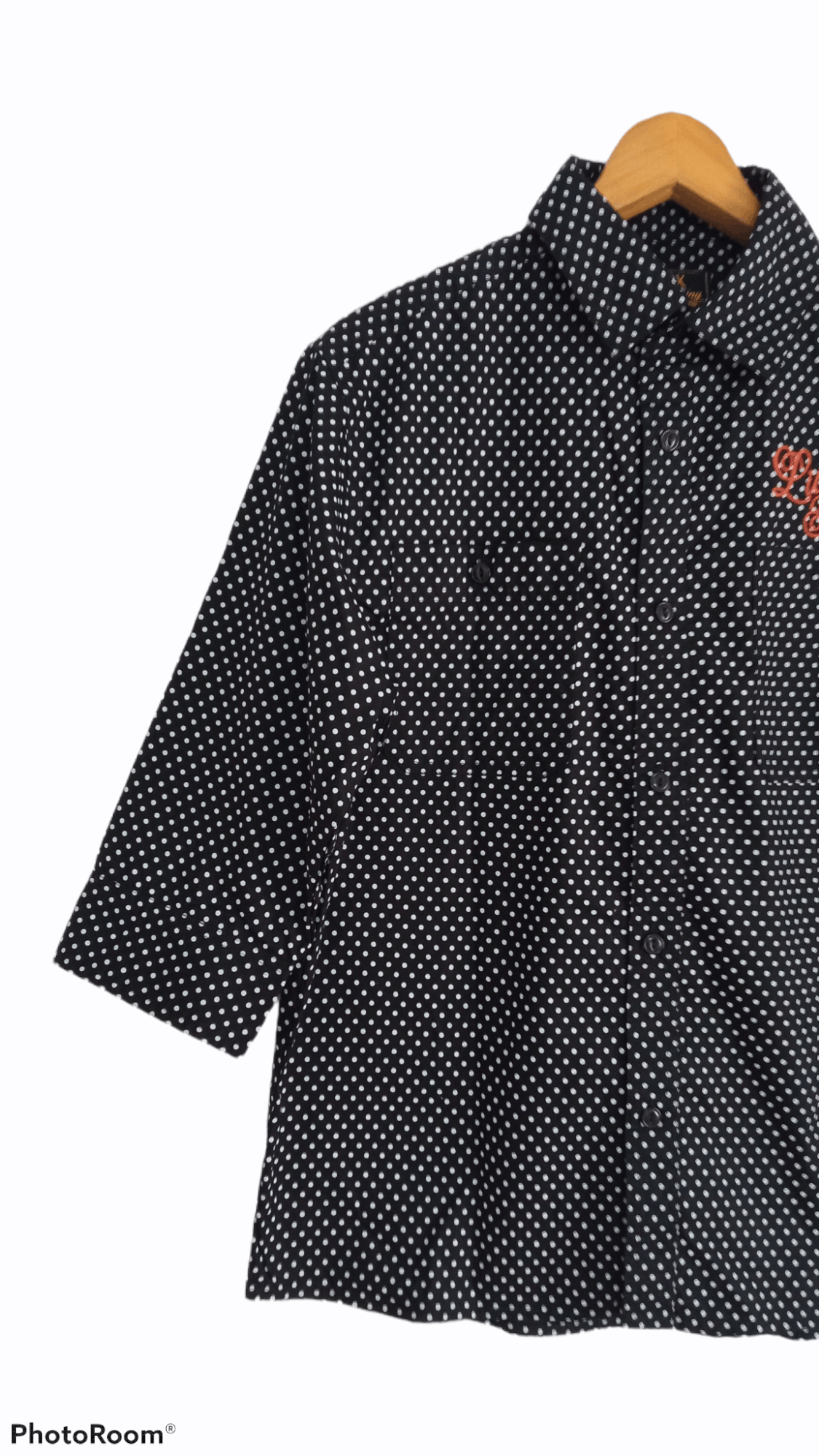 Japanese Brand × Vintage 🔥🔥The ETBX Work Clothing Polka Dot Shirt Size US M / EU 48-50 / 2 - 4 Thumbnail