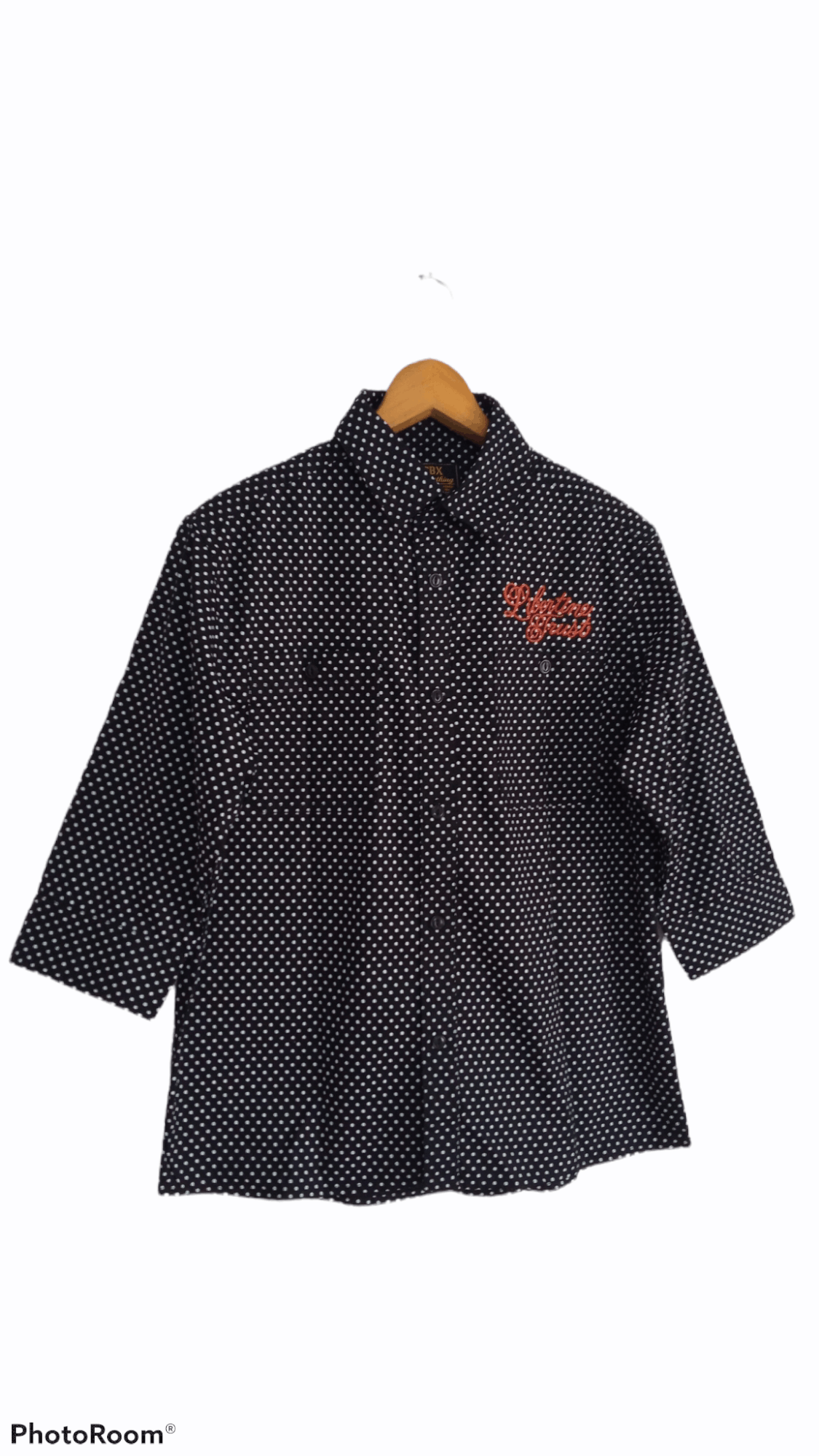 Japanese Brand × Vintage 🔥🔥The ETBX Work Clothing Polka Dot Shirt Size US M / EU 48-50 / 2 - 2 Thumbnail