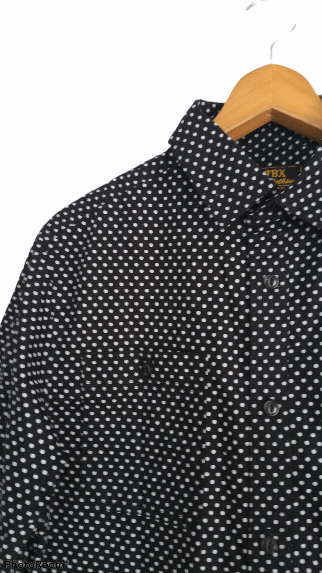 Japanese Brand × Vintage 🔥🔥The ETBX Work Clothing Polka Dot Shirt Size US M / EU 48-50 / 2 - 13 Thumbnail