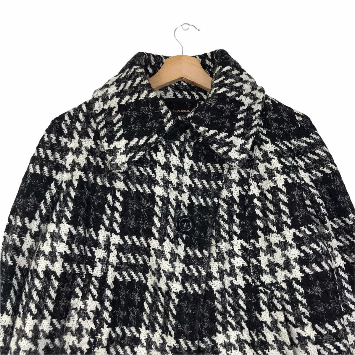 Vintage TRAMONTANA Japanese Brand Check Wool Coat Jacket Size US M / EU 48-50 / 2 - 3 Thumbnail
