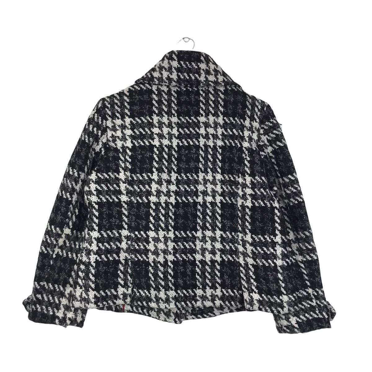 Vintage TRAMONTANA Japanese Brand Check Wool Coat Jacket Size US M / EU 48-50 / 2 - 2 Thumbnail
