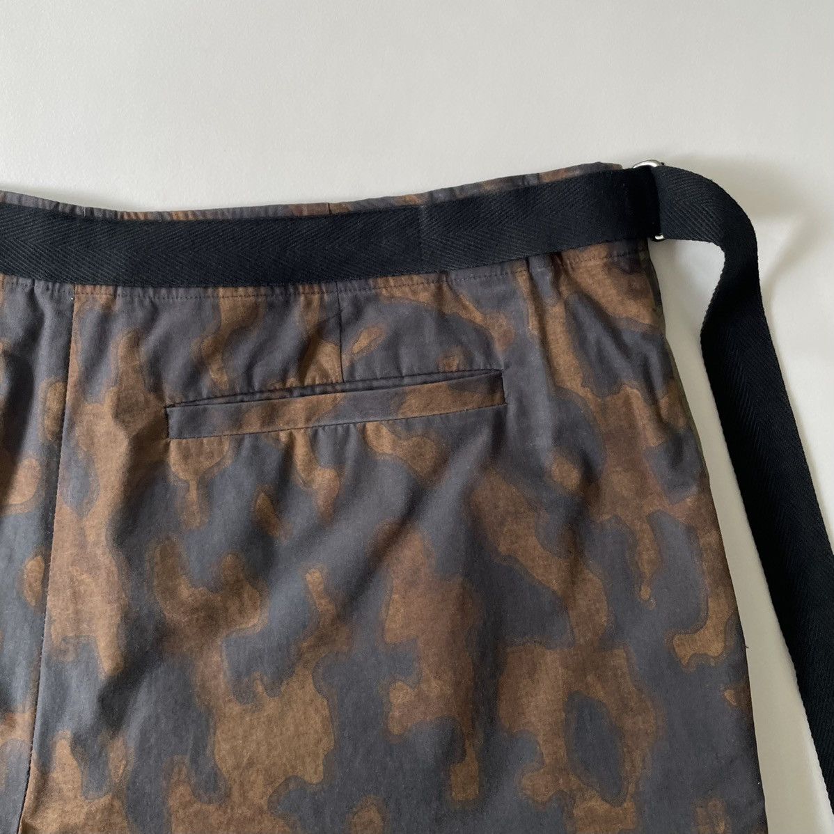 Dries Van Noten S/S 13 ‘Split Camo’ Cotton Shorts Size US 36 / EU 52 - 10 Thumbnail
