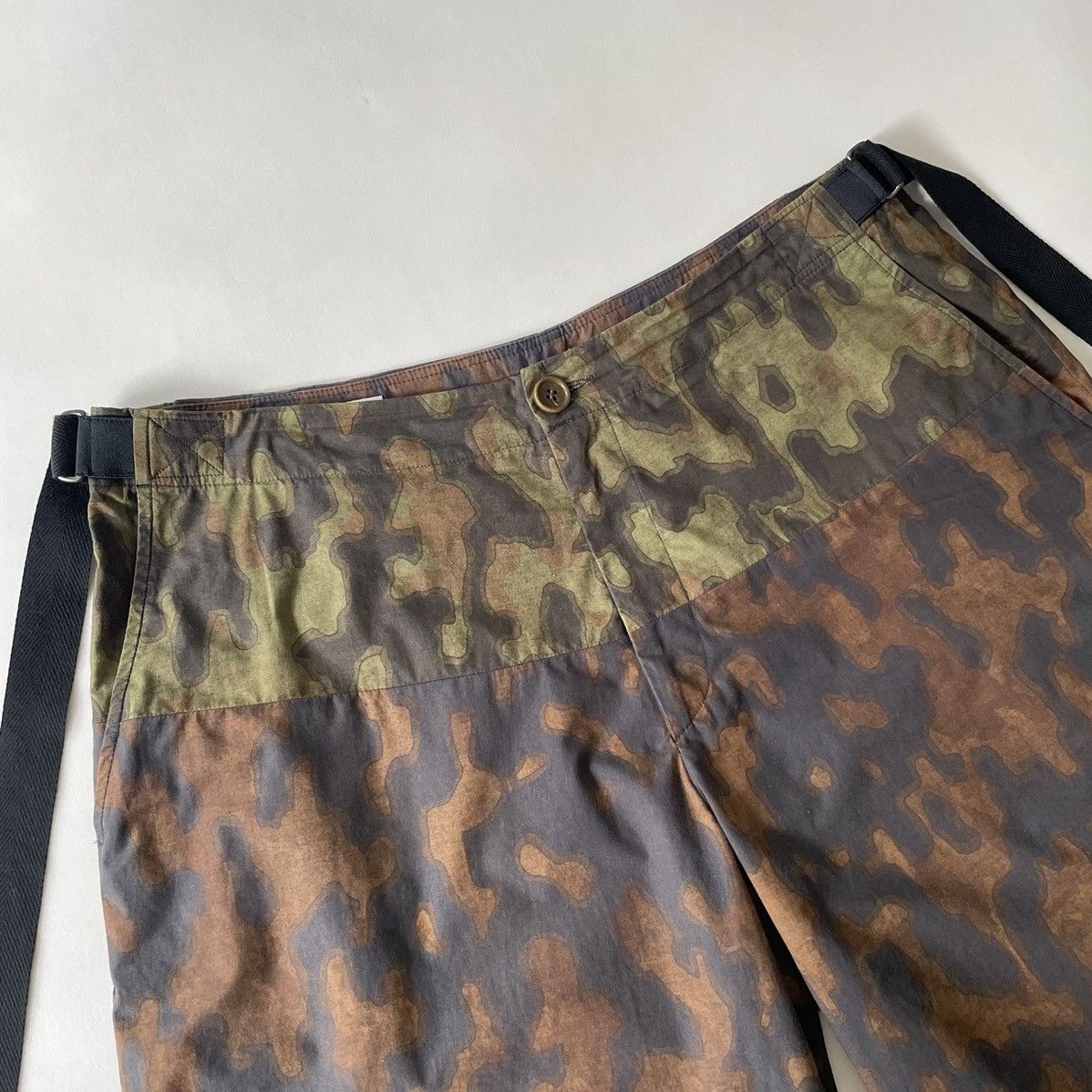 Dries Van Noten S/S 13 ‘Split Camo’ Cotton Shorts Size US 36 / EU 52 - 4 Thumbnail