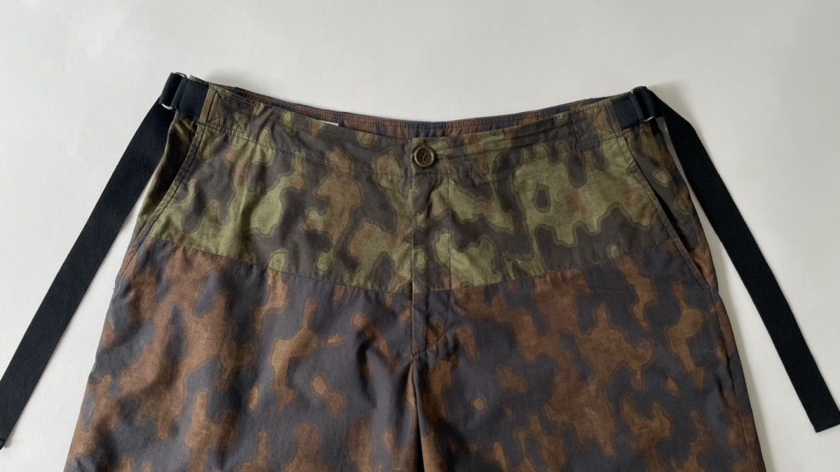 Dries Van Noten S/S 13 ‘Split Camo’ Cotton Shorts Size US 36 / EU 52 - 2 Thumbnail